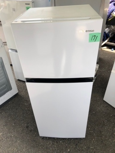 NO 171 福岡市内配送設置無料✨　冷蔵庫/2020年モデル/120L/Hisense/ハイセンス/HR-B1202/トップフリーザー/スタイリッシュデザイン/静音設計