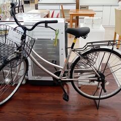 ☆ジモティ割あり☆ 自転車 26インチ シルバー クリーニング済み TJ6264