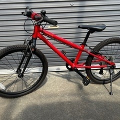 ヨツバサイクル マウンテンバイク 22インチ 子ども用 走行少なめ 倉庫