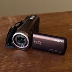 【美品】SONYソニー HANDYCAM ハンディカム デジタルビデオカメラ HDR-CX420 HD AVCHD 30x 1.8/1.9-57 動作確認済み ボルドーブラウン