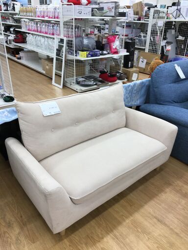 ★ジモティ割あり★  二人掛けソファ  W×D×H クリーニング済み SJ5928