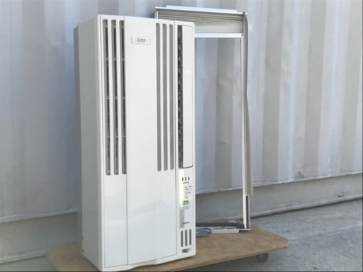 E392◇コロナ◇窓用エアコン◇冷房専用 〜6畳◇2021年製◇外枠セット◇工事不要！CW-FA1621