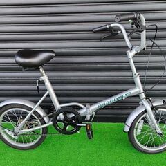 フィールド チャンプ 折り畳み自転車 16インチ シルバー 引き取り限定 フィールド チャンプ 折り畳み自転車 16インチ シルバー