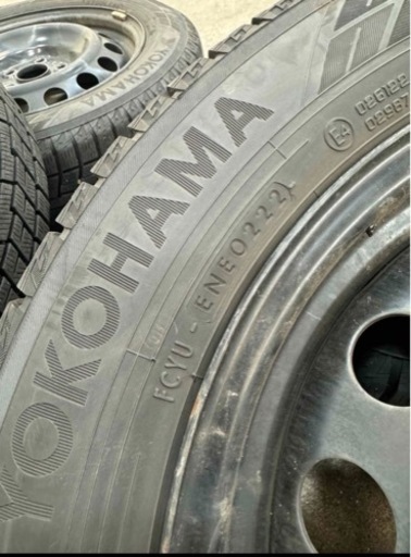 2022年製　175/65R15 アイスガードIG60 、トヨタ純正鉄ホイール