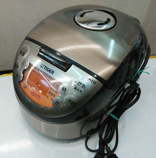 品質保証☆配達有り！6000円(税別）タイガー 3合炊き  IHジャー炊飯器 2018年製