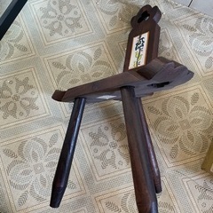 イス 飾り棚 木製 昭和レトロ シェファードチェア アンティーク 三脚