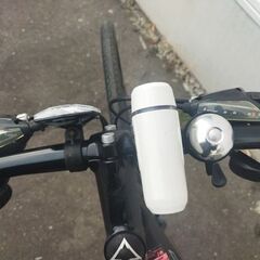 現状品 フジ SPARROW クロスバイク Mサイズ 700×28C  自転車 変速3×8 ブラック/ブルー 身長目安170cm前後 FUJI 苫小牧西店