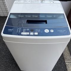 【ネット決済】AQUA4.5kg洗濯機  2018年製