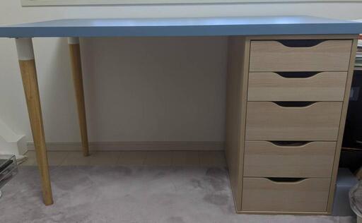(美品)オフィステーブル　学習机　北欧