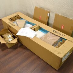 【ヤ取終了7/12】≪zyt1507ジ≫ LIXIL/リクシル マーベリイナカウンター 洗面カウンター MB-600SS(1900) LF-7PA KF-500AC 現状品 60331-06