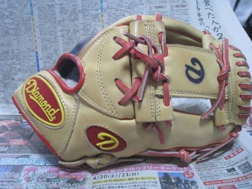 DIAMOND　グローブ　グラブ　内野手用？　アメリカ製　USA製　ダイアモンドスポーツ　メジャーリーグ　メジャーリーガー