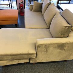 1-113 3人掛け L型カウチソファ【一部地域配送可・現状渡し】カグマニア