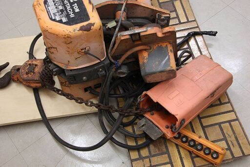 HITACHI 日立 懸垂型 電動 チェーンホイスト 200V 電動ウィンチ MODEL