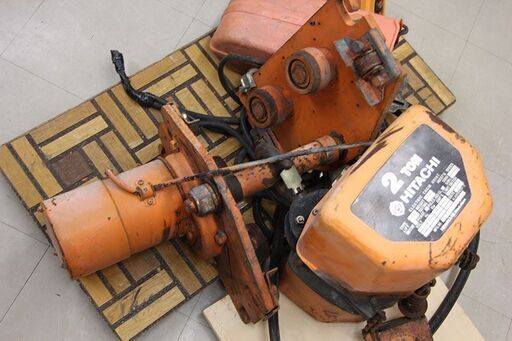 HITACHI 日立 懸垂型 電動 チェーンホイスト 200V 電動ウィンチ MODEL