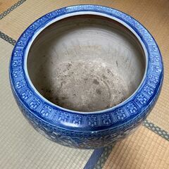 大型 火鉢 花瓶 有田焼 直径46cm 高さ33cm アンティーク 骨董品