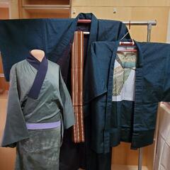【ネット決済・配送可】男性用　着物と羽織フルセット(3)