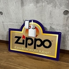 【1990年代】ブリキ看板 ZIPPO