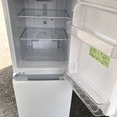 北九州市内配送無料　保証付き 2021年式　シャープ 152L 2ドアノンフロン冷蔵庫 keyword キーワードホワイト SJ15E8KW 