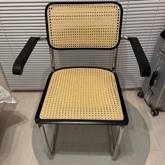 【美品】家具 ラタン椅子 チェア