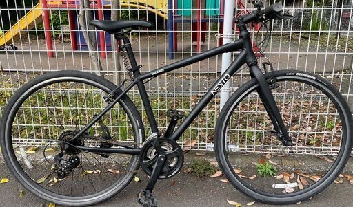 クロスバイク NESTO VACANZE ブラック クロスバイク スポーツ自転車 VACANZE 1 500mm NESTO 通勤 通学