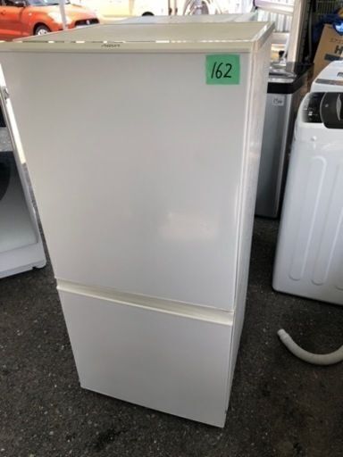NO 162 福岡市内配送設置無料　2019年AQR-16H-W 冷蔵庫 ミルク [2ドア /右開きタイプ /157L]