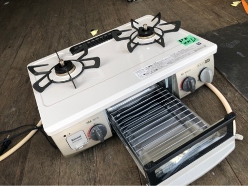 ☆新品未使用 リンナイ 2口 ガスコンロ RTE340BEL 都市ガス用