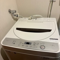 SHARP 洗濯機 4.5kg 2019年製