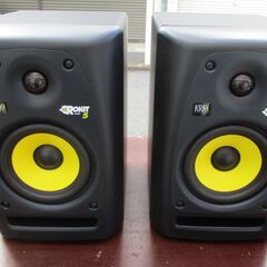 ☆　KRK Rokit POWERED5 REG2 モニタースピーカー ペア2台セット SPEAKER◆どっしりとした低音、気持ち良い高音 ☆ KRK Rokit POWERED5 REG2 モニタースピーカー ペア2台セット