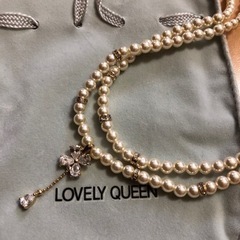 LOVELY  QUEENパールネックレス　未使用品
