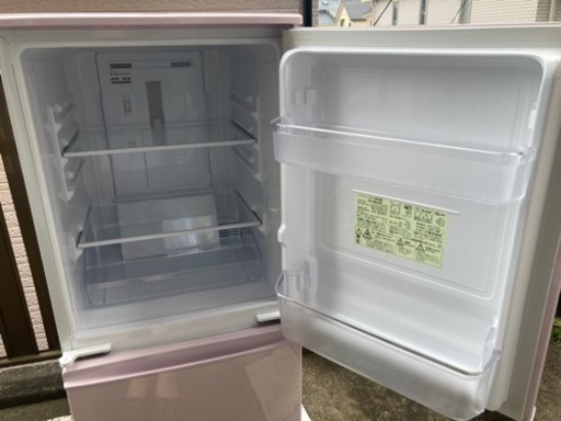 近隣なら配達可】SHARP製冷蔵庫をお譲りします！137L SJ-14E4-KP - 冷蔵庫 