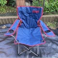 コールマン折りたたみ式椅子紺色
