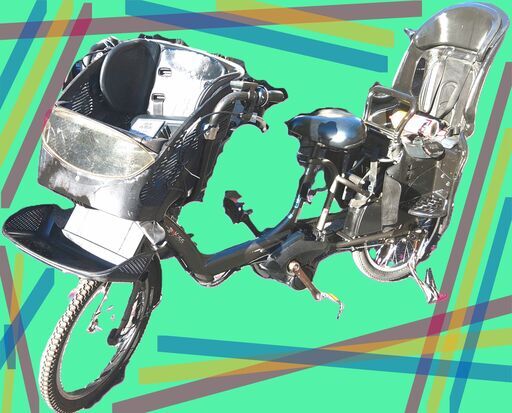 Ｆ11土日も️お子様と土足のままいろいろなタイプの電動自転車ご試乗可能  電動自転車・リサイクル専門店　　ご試乗をしてから、ご購入できます。  ２０インチ、チャイルドシート、２人乗り、３人乗り、１人乗り電動自転車  バカ良心的な電動自転車屋１００日間・安心の無料点検・️無料交換保証サービス付き  後ろチャイルドシートを大きめのかごに変更のオプション無料です。  バッテリーは新品の９０％以上の性能です。  １回の充電で３０Ｋｍ程