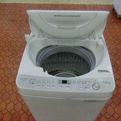 ID 512566　洗濯機7K　シャープ　　２０１８年　ES-GE7B