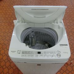 ID 512542　洗濯機7K　シャープ　２０1８年　ES-G7E5-KW