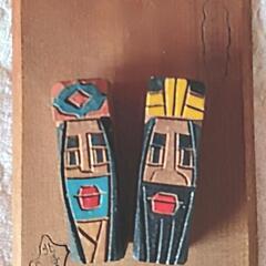 アイヌ民族の木彫り民芸品