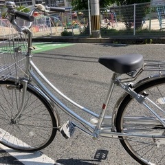 【26インチ自転車】ブリヂストン製　内装3段変速付　美品❗️BAA認定車　前カゴ、グリップ新品❗️若林自転車　膳所店　SALE中❗️