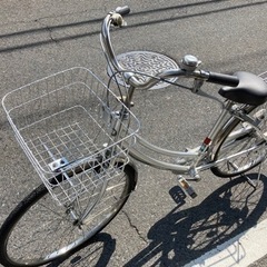 【26インチ自転車】ブリヂストン製　内装3段変速付　美品❗️BAA認定車　前カゴ、グリップ新品❗️若林自転車　膳所店　SALE中❗️