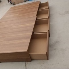 IKEA 引き出し収納付きベッドボード シングルサイズ