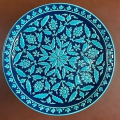 トルコ製・飾り皿・エスニック・アンティーク
