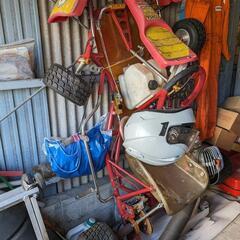 レーシングカート ゴーカート 車体 本体 押し掛け タイヤ エンジン セット 