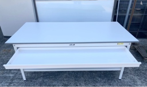 作業台 山金工業 ヤマテック 幅1500×奥行750×高さ740mm 塩ビシート天板 