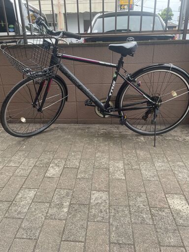 リサイクルショップどりーむ荒田店 No1276 自転車　クロスバイク　シティサイクル　あさひ　OFFICEPRESS　定価約５万　ギア切り替え付き　サドル支柱固着　上下不可(´;ω;｀)