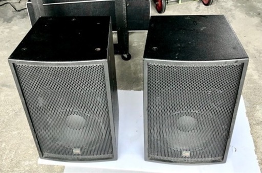 PAスピーカー2本セット1600w(800w +800w専用スタンド(アルミ)別売