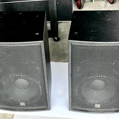 PAスピーカー2本セット1600w(800w +800w専用スタンド(アルミ)別売