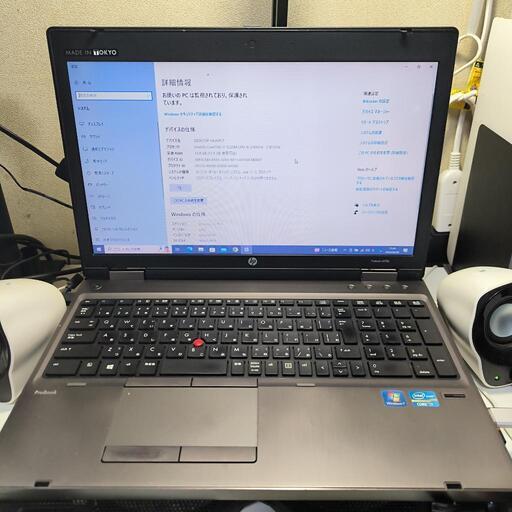 ノートパソコン　HP ProBook 6570b 15.6インチ　メモリ12GB　SSD256GB　Office2021