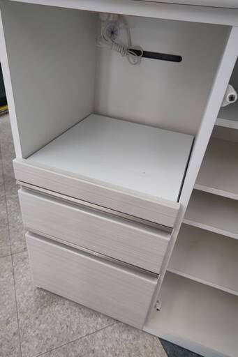 ニトリ（NITORI） 大人可愛いキッチンカウンター（幅70cm WH 
