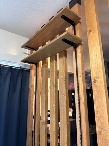 ツーバイ材　ツーバイフォー 2×4  木材 角材　DIY棚 パーテーション