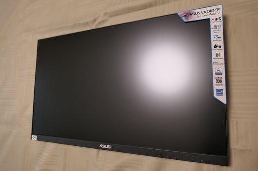 【ASUSモニター(VA24DCP)】23.8㌅FHD/USB-C・HDMI接続