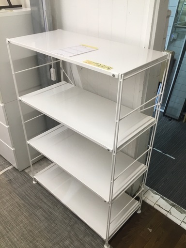 配達可【無印良品】【アイアンラック】【収納棚】クリーニング済み【管理番号10606】
