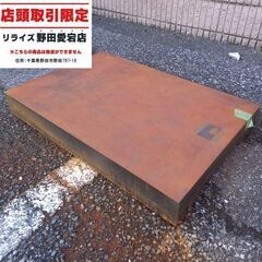 【未校正】メーカー・型番不明 定盤、台付き　縦約61cm.横約91.5cm.高さ約11.5cm【野田愛宕店】【店頭取引限定】【中古】管理番号：IT4SLA0NBR00